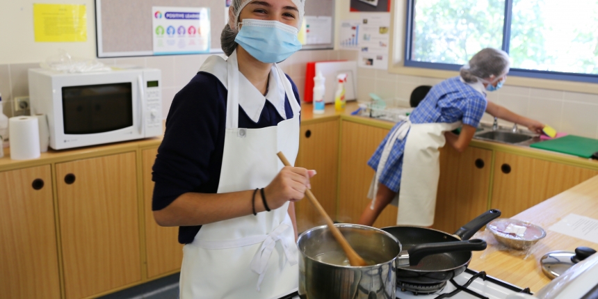 Year 8 cooking