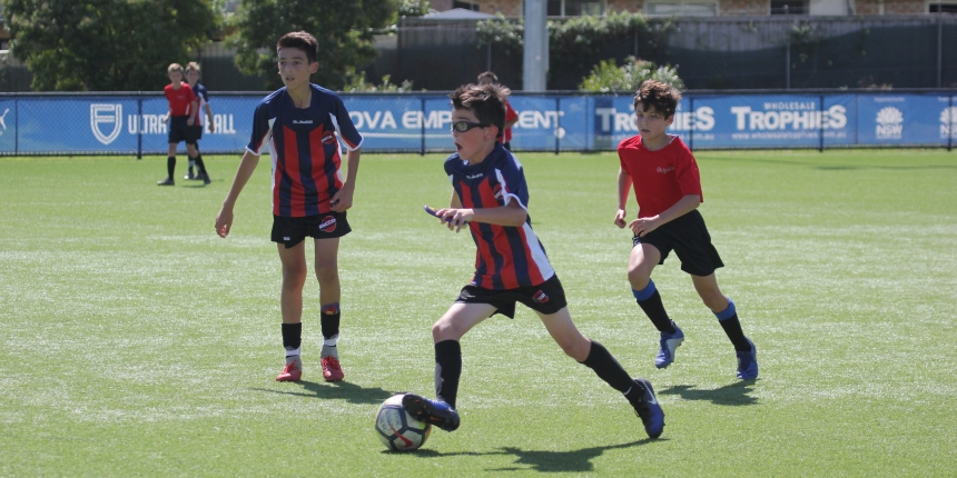 CIS Boys Football Soccer kick ball