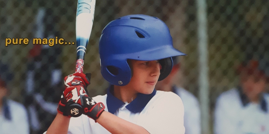 Kye Finneran PSSA Boys Softball batting