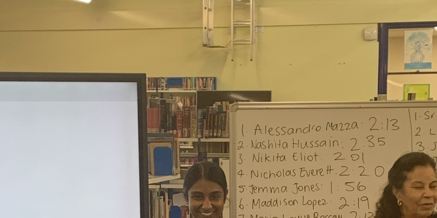 Nashita in MISA Year 10 Public Speaking Comp