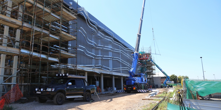 Support structure for decorative panels