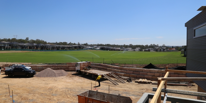 View from the staffroom balcony