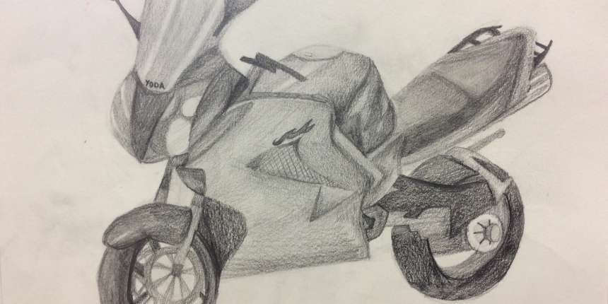 Motorbike Drawing