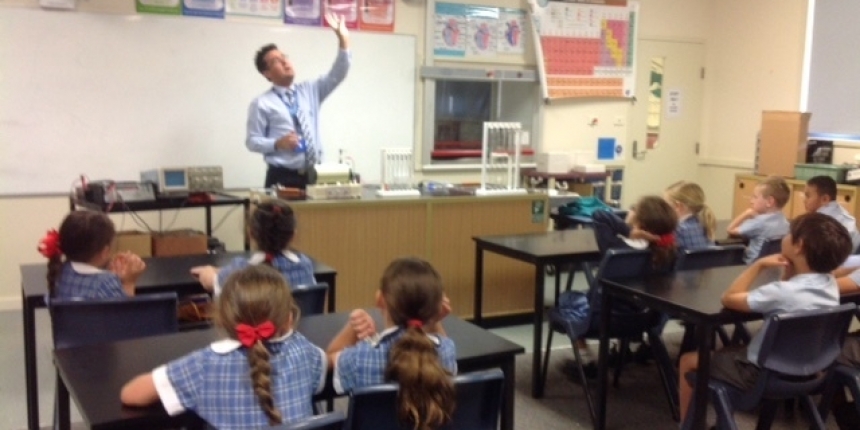 Year Two viti to the High School Science Lab