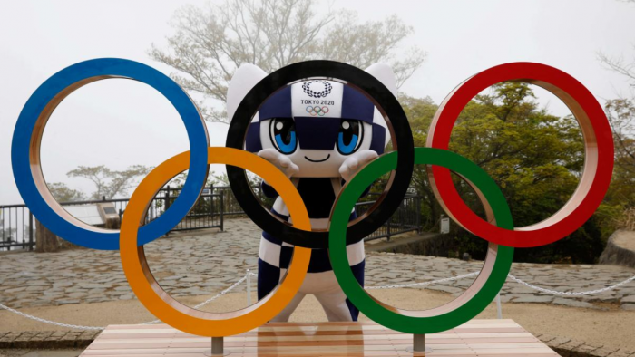 tokyo rings and mascot